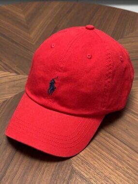 Polo by Ralph Lauren Bright Red Polo Pony Baseball Cap